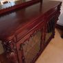Beautiful Antique Mahogany Chiffonier Sideboard with Mirror & Display Cabinet Image 2