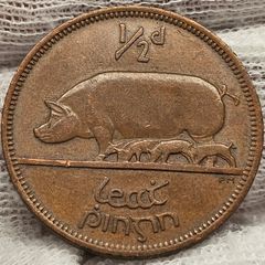 Ireland 1967 1/2d Halfpenny