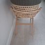 Green sheep moses basket Image 3