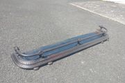 Antique cast iron fire fender