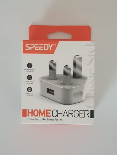 Wall Plug Adaptor USB Charger iPhone Samsung HTC Sony charging plug