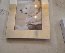 Picture frame 5x7 silver plated