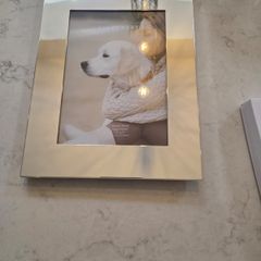 Picture frame 5x7 silver plated