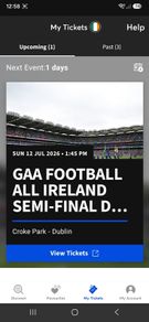 Dublin v Kerry - Davin end ticket