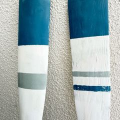 Full Size Wooden Oars upcycled chances