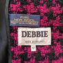 Debbie vintage wool pink black hundstooth jacket blazer size M 12 ,  Ireland Image 7