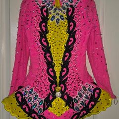Irish Dance Solo Dress John Carey 8-10y