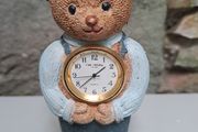 W Widdop Clock Teddy bear