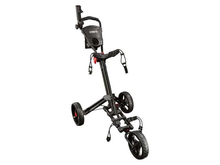 Fast Fold Flat 3 wheel Trolley - Compact size when folded