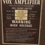 Vintage Vox AC50 handwired 50 Watt Amp Head Image 8