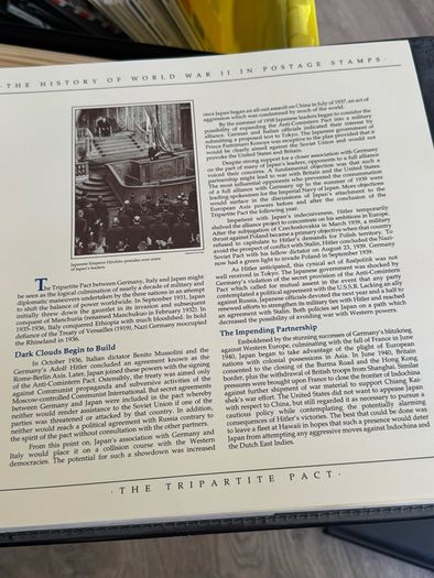 The History of World War II in post stamps