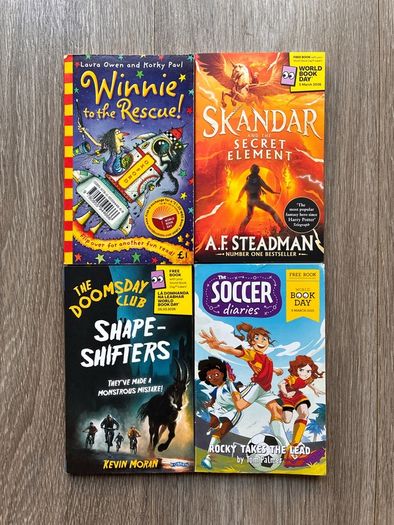 4 World Book Day Books