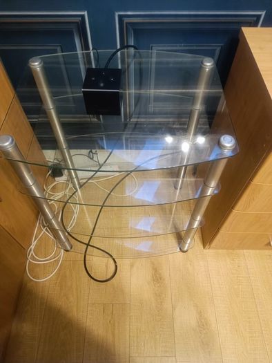 Glass display/ tv unit