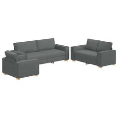 Sofa Set, Grey