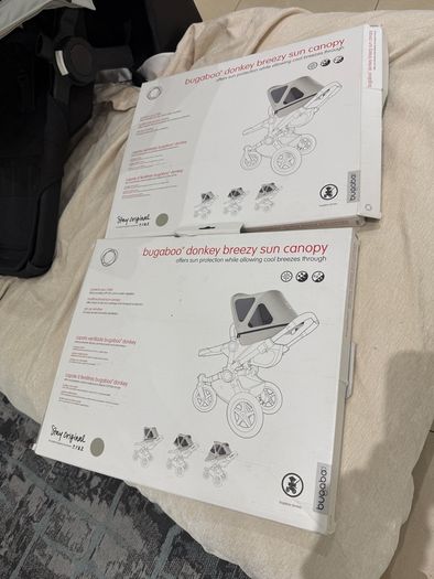 bugaboo donkey hood canopies x2 in swords
