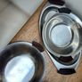 MCM Danish bowls and serving plate with teak handles Image 4