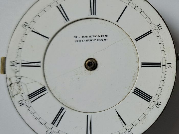 English Chronograph Movement - Stewart, Southport