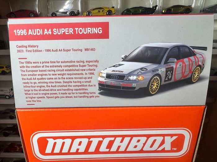Audi A4 Super Touring 1996 Matchbox 1/64 Diecaat
