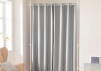 Floor to Ceiling Blackout Curtain with Metal Telescopic Poles