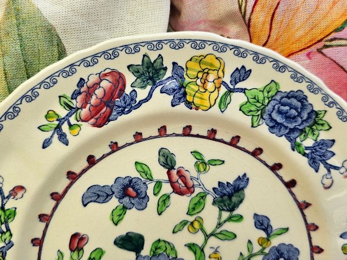 Masons Ironstone China Regency Pattern Dinner Plate C4475 England c.1940 -50