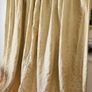 Huge Beautiful Interlined Cream Silk Curtains 110"w x 100"d Image 3