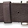 Milano Mens Full Grain Leather Belt - 1.5" (40mm) - Black Brown Image 2