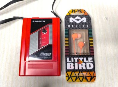 Sanyo Walkman + New Headphones