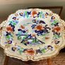 Genuine Antique English Stoneware Chinoiserie Jug and Cake Plate Image 7