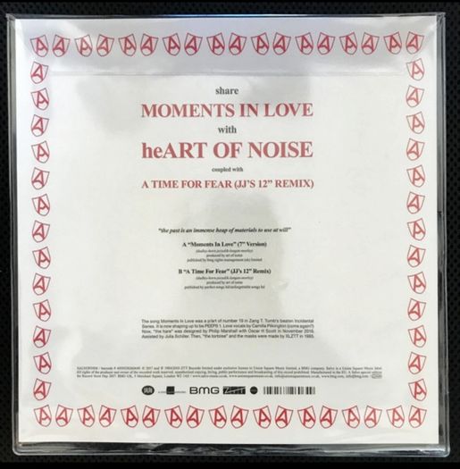 heART OF NOISE - Moments In Love Record Store Day 7" Vinyl Picture Disc