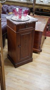 English Mahogany Bedside Cabinet
