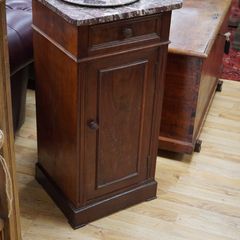 English Mahogany Bedside Cabinet