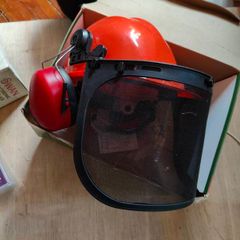 Ryobi chainsaw / gardening helmet
