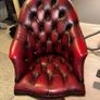 Chesterfield Swivel office chair - Mint condition Image 3