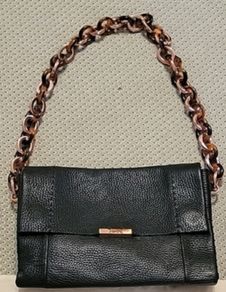 Ted Baker Leather Tortoise Shell Chain Link Bag