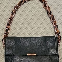 Ted Baker Leather Tortoise Shell Chain Link Bag
