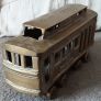 vintage collectable solid brass cable car Image 2