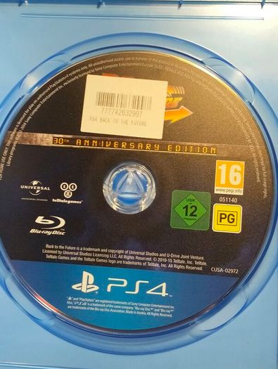 Back to the Future The Game 30th Anniversary ps4 PlayStation 4