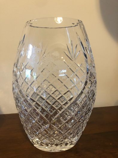 golf prizes 2 large 10 inch Dublin Crystal Vases