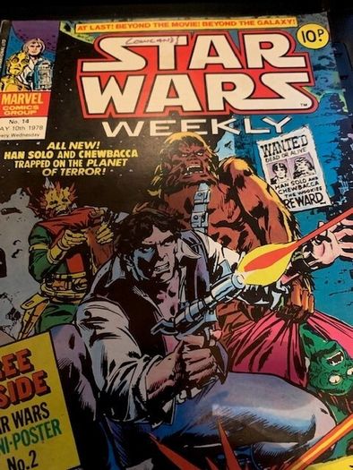 STAR WARS WEEKLY, Marvel Comics - Issues #10, #11 and #14  April 12th, 19th and May 10th 1978