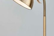 Amalfi 47cm USB Antique Brass Desk Table Lamp