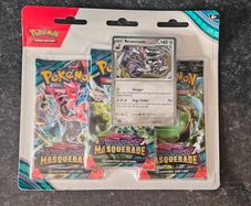 FREE Tracked Shipping. Pokemon Twilight Masquerade 3 Pack Blister (Revavroom)