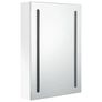 LED Bathroom Mirror Cabinet Shining White 50x13x70 cm Image 2