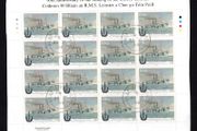 2008 Ireland 90th Anniversary of the Sinking of the RMS Leinster Stamp Sheetlet Plate 1B1B1B1B Fine CDS Used with Dublin cancel of 30th May 2008 (First day of issue)