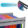 Grey Plastic Hanging Folder Shelf, for Office, Study, Hospital Data Organization,Outer Frame: 14.29X12.79X10.83 inch, Product Includes Separate File Holder Without Suspension Files Image 4