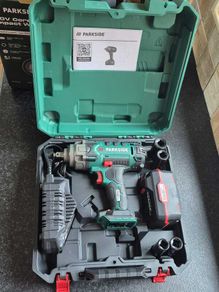 Impact wrench with battery brand new
