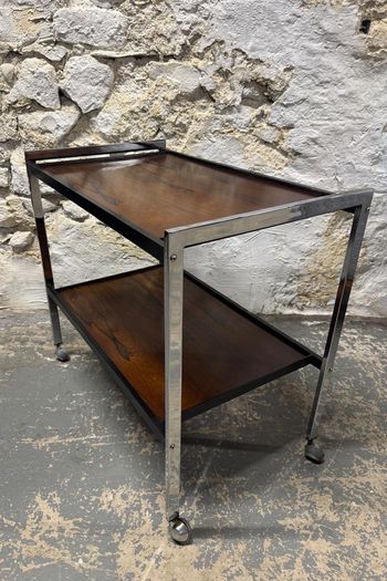 Mid Century Modern Drinks Trolley by Howard Miller