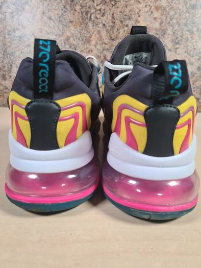 mens NIKE AIR MAX 270 REACT ENG Laser Blue watermelon trainers runners Size UK 9 EU 44 2019