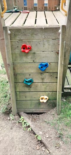 Jungle gym Cubby 2 swing playhouse