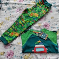 frugi joggers 4-5y and top 3-4y