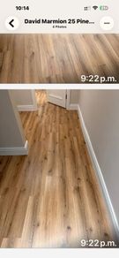 Wooden laminate flooring 8 boxes 16 mtrs